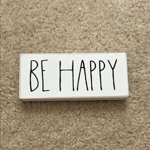 Be Happy Decorative Sign